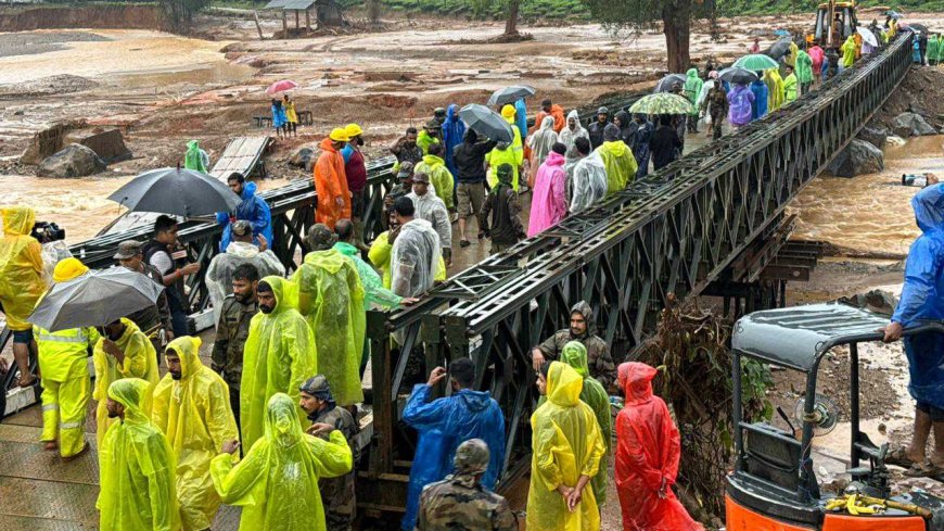 Bridge in Wayanad : வயநாடு நிலச்சரிவு : 16 மணி நேரத்தில் 24 டன் இரும்பு பாலத்தை கட்டி முடித்த ராணுவ வீரர்கள்!