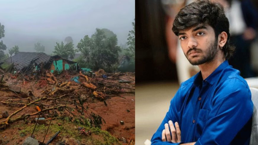 வயநாடு நிலச்சரிவு; லட்சங்களில் நிதியுதவி வழங்கிய செஸ் சாம்பியன் குகேஷ்!