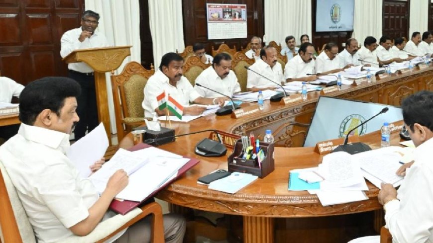 TN Cabinet Meet 2024 : ரூ.44,125 கோடியில் 15 புதிய தொழில் திட்டங்கள்.. 25 ஆயிரம் பேருக்கு வேலை.. தமிழக அமைச்சரவை முடிவு