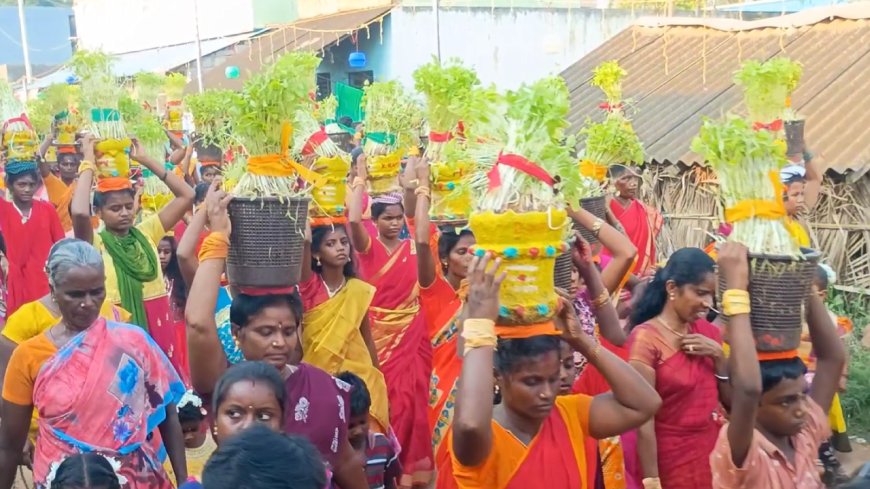 Aadi Month Special : சங்கராபுரம் மாரியம்மன் கோயிலில் முளைப்பாரி எடுத்து பெண்கள் நேர்த்திக்கடன்; ஆடி மாத சிறப்பு!