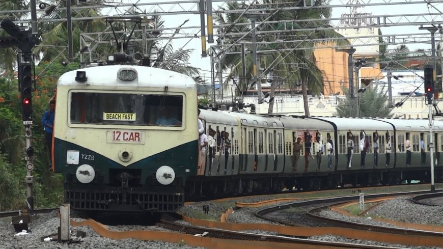 Chennai Beach To Egmore Electric Train : சென்னை பீச் – எழும்பூர் இரவு நேர மின்சார ரயில்கள் ரத்து... பயணிகள் அலர்ட்!