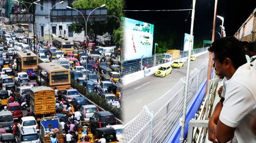 Chennai Traffic Issue : கார் பந்தயம் முடிந்தும் தீராத தலைவலி.. போக்குவரத்து நெரிசலால் பொதுமக்கள் அவதி