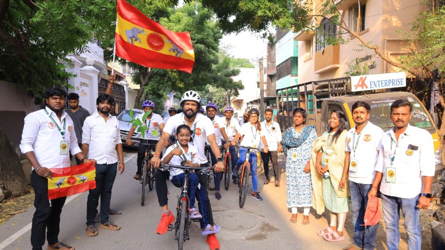 TVKVijay: “வர்ட்டா மாமே டுர்ர்..” சைக்கிளில் தவெக மாநாட்டுக்கு கிளம்பிய பிரபலம்... நடுவுல இது வேறயா?