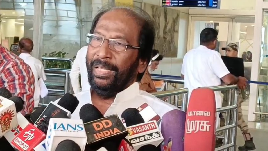 தமிழ்நாடு அரசு கொடுத்த அழுத்தத்தின் காரணமாக டங்க்ஸ்டன் ஏலம் ரத்து  - திருச்சி சிவா பேட்டி